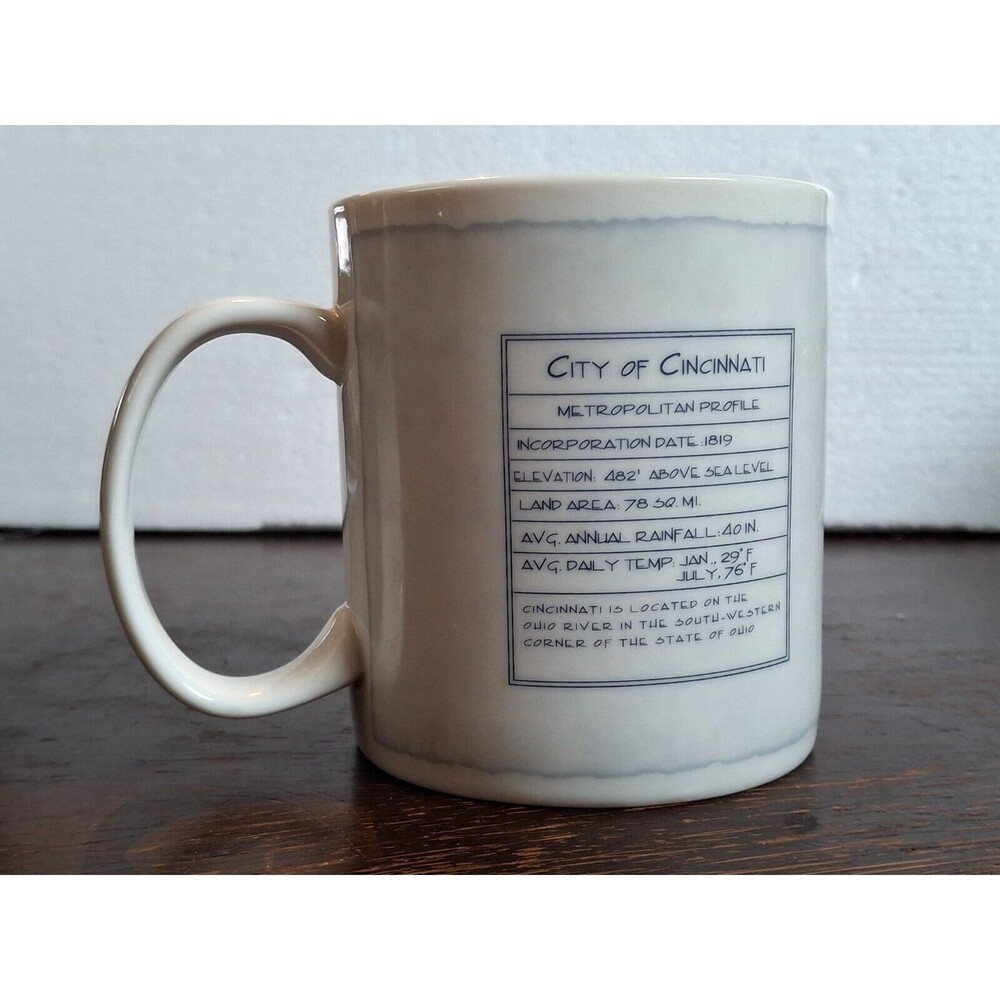 Starbucks Blue and White Cincinnati Mug - Picture 2 of 4